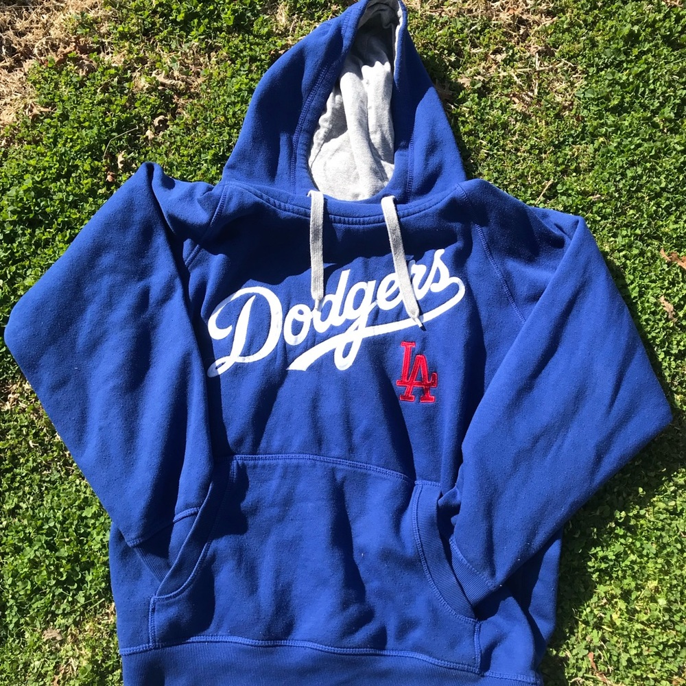 Blue Vintage LA Dodgers hoodie